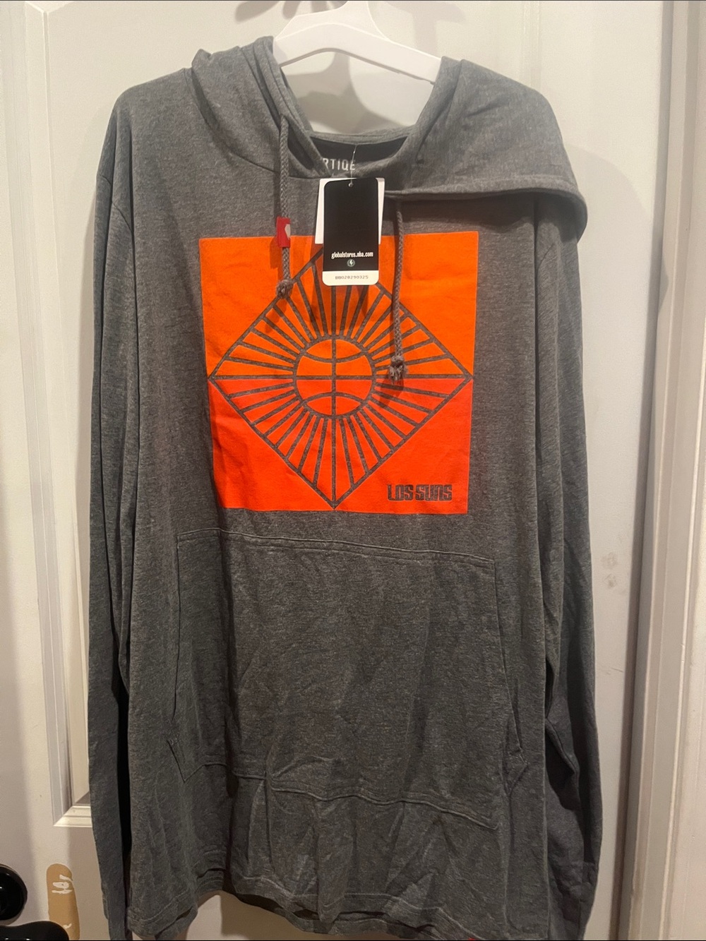 Men's Gray Crewneck Hoodie Phoenix Suns NBA